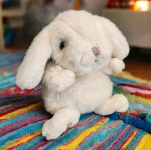 Bukowski Small Bunny Plush Rabbit Off-White Sweden 5” NWT Soft Toy